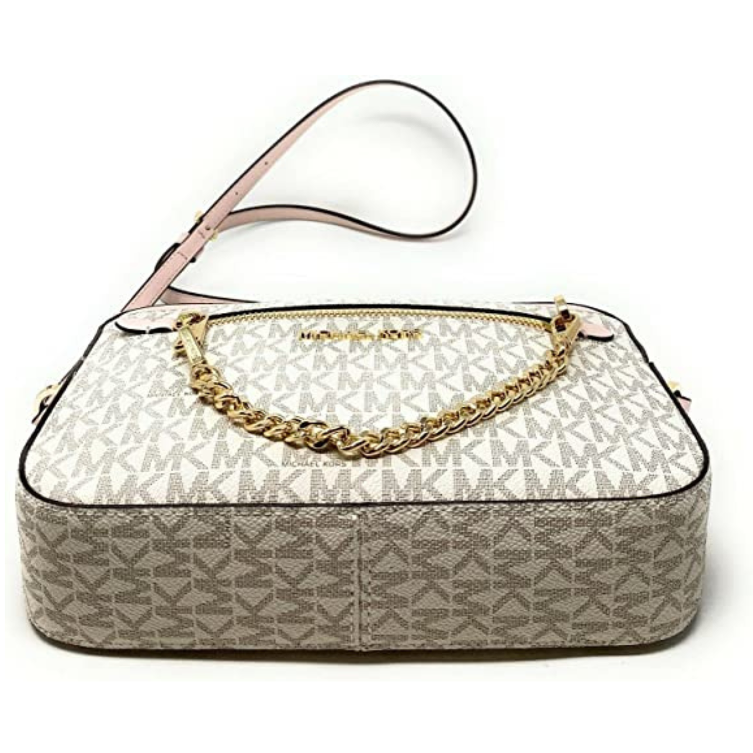 CARTERA CROSSBODY MICHAEL KORS CHAIN JET SET - BEIGE CON ROSA TAMAÑO TALLA ÚNICA - 3