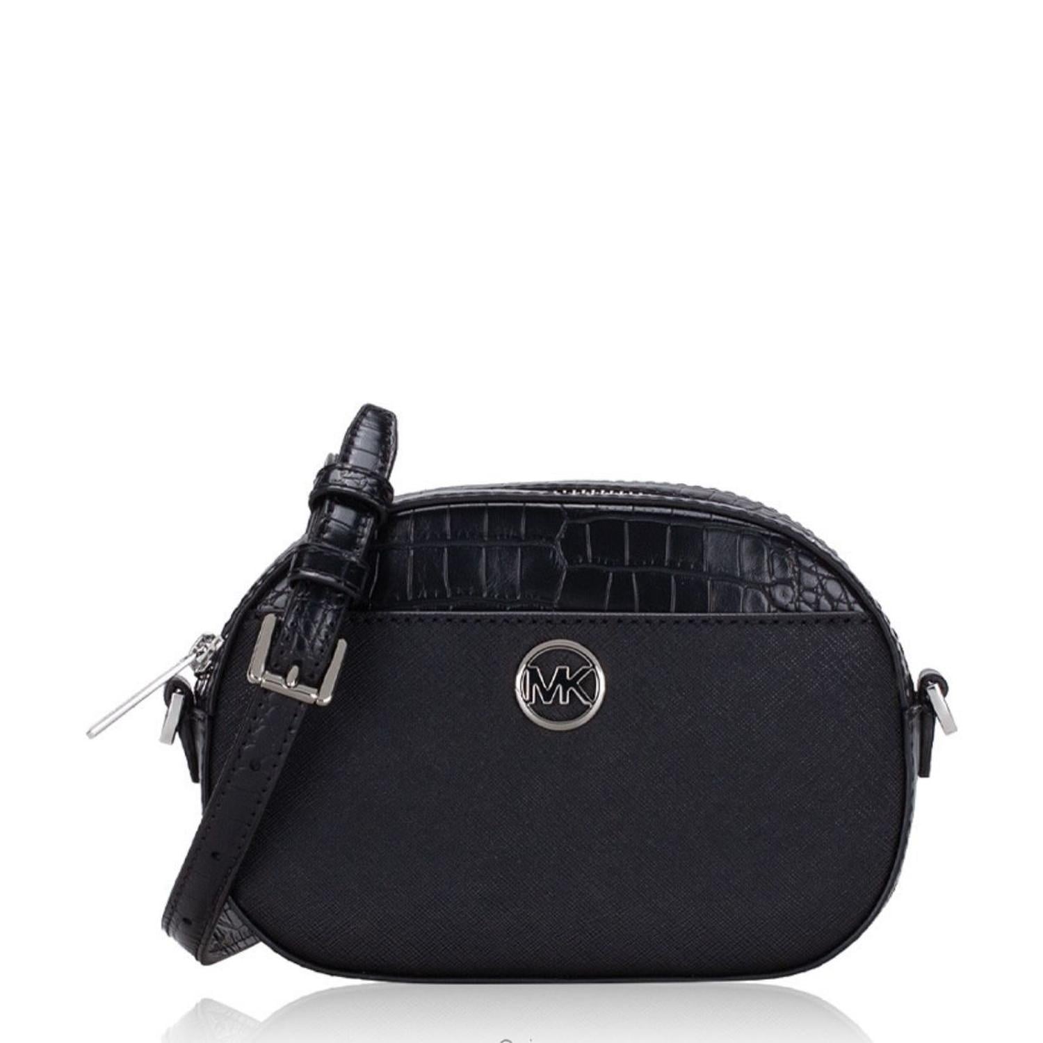 CARTERA CROSSBODY MICHAEL KORS CUERO SAFFIANO JET SET GLAM - NEGRO TAMAÑO TALLA ÚNICA - 1