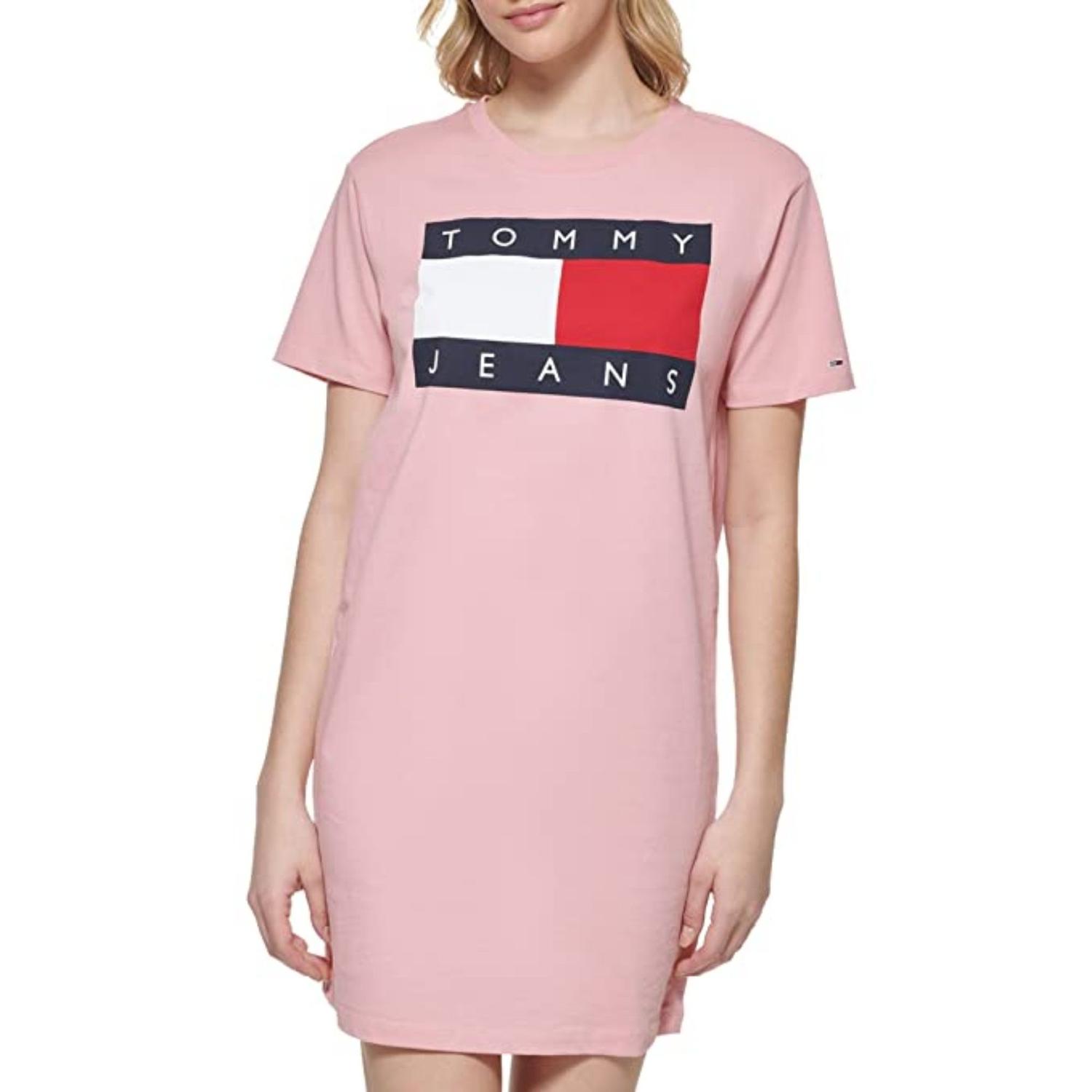 VESTIDO POLO MUJER TOMMY JEANS - ROSA - 1