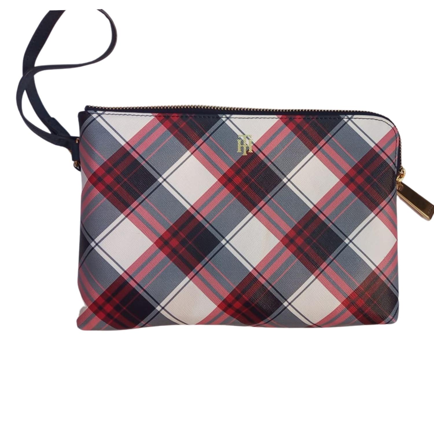 CARTERA DE MANO O WRISLET TOMMY HILFIGER - AZUL TAMAÑO TALLA ÚNICA - 1