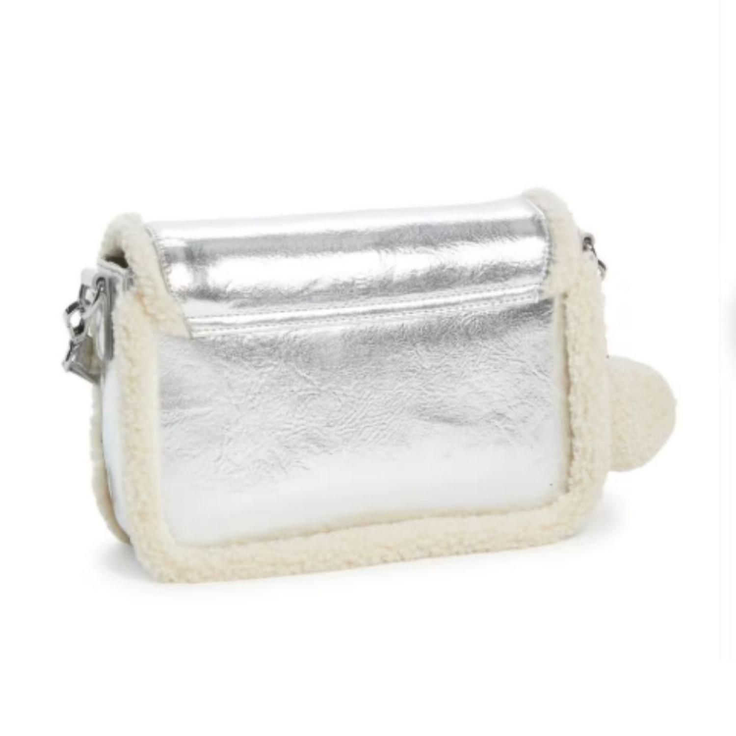 CARTERA CROSSBODY GUESS GINA SHERPA - SILVER TAMAÑO TALLA ÚNICA - 2