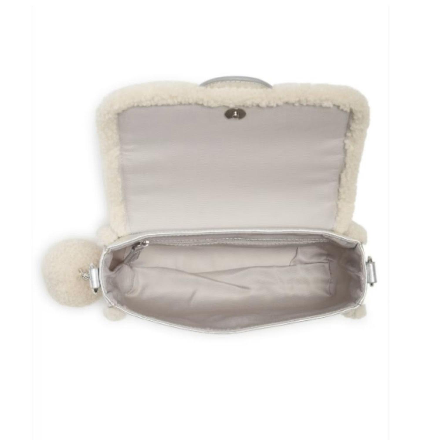 CARTERA CROSSBODY GUESS GINA SHERPA - SILVER TAMAÑO TALLA ÚNICA - 3