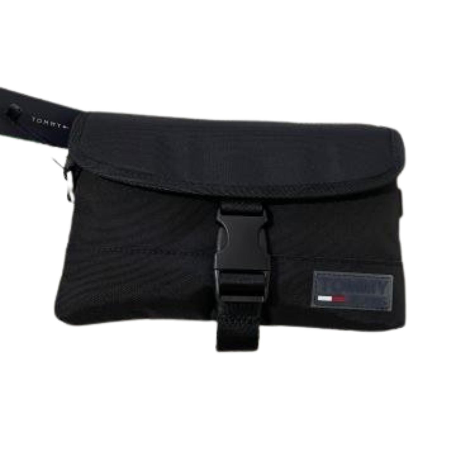 CANGURO CROSSBODY TOMMY HILFIGER CUADRADA CON HEBILLA NEGRO TAMAÑO TALLA ÚNICA - 1