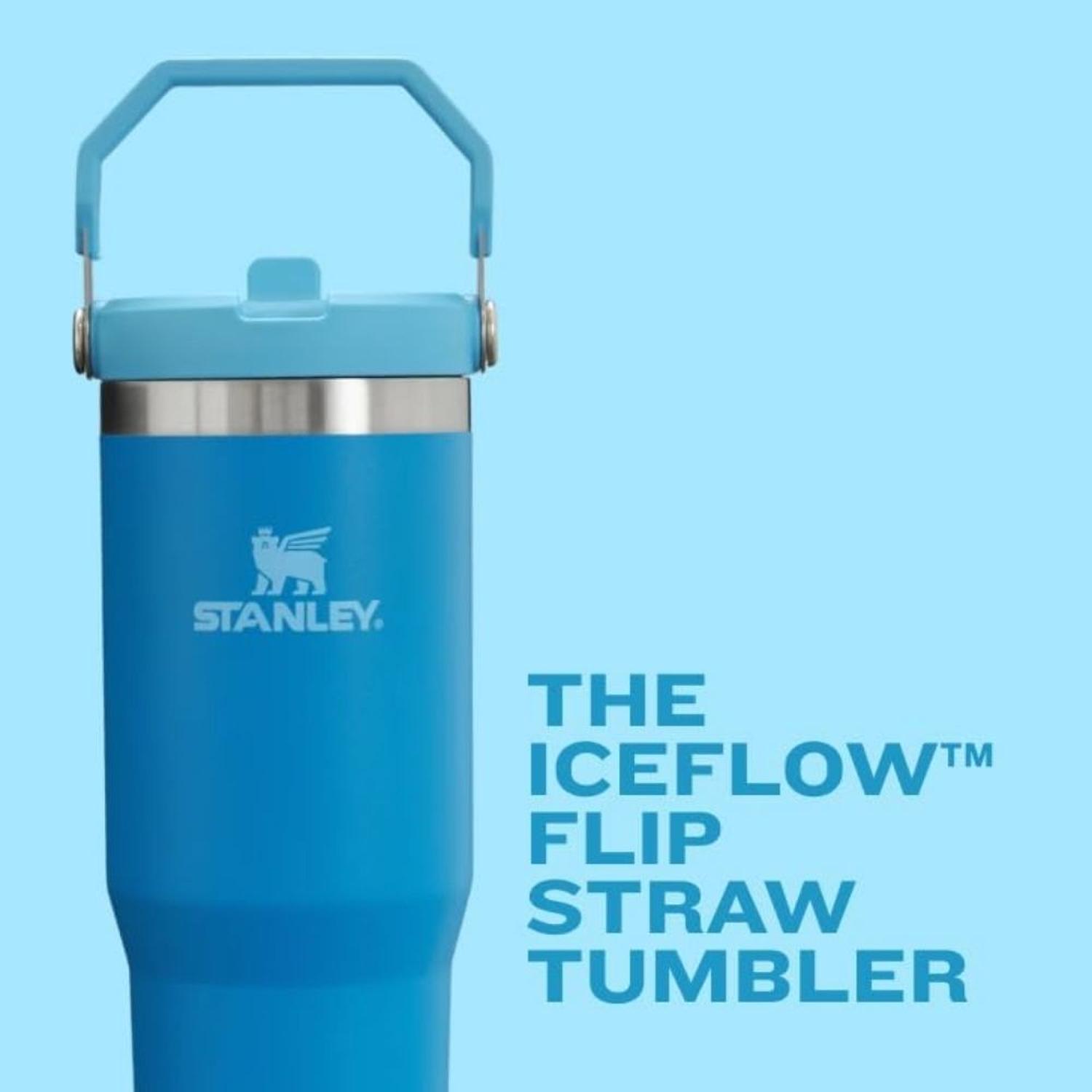 TUMBLER VASO DE ACERO INOXIDABLE STANLEY ICEFLOW FLIP STRAW 30OZ - TWILIGHT TAMAÑO TALLA UNICA - 5