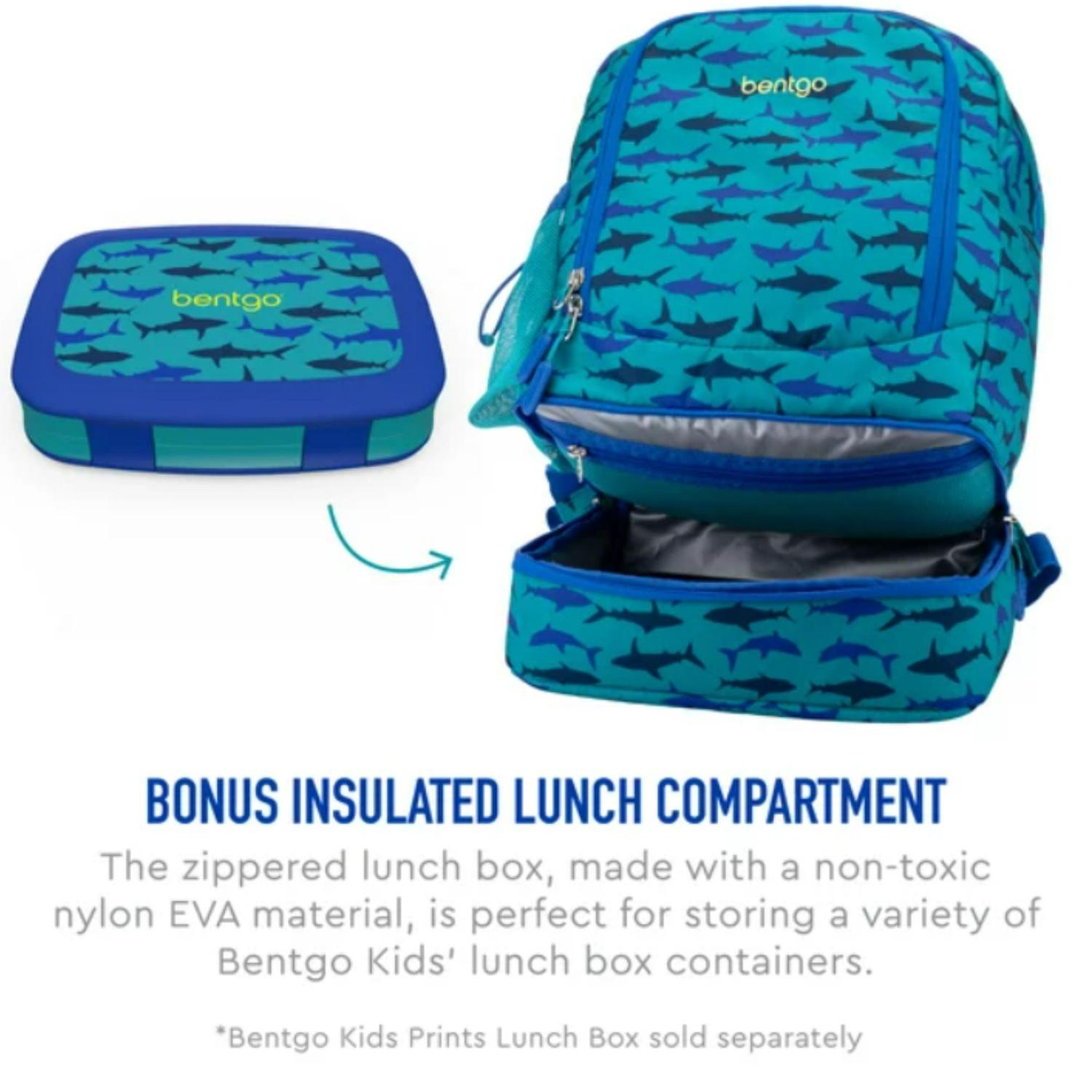 MOCHILA BENTGO KIDS 2 EN 1 - TIBURONES TAMAÑO TALLA ÚNICA - 4
