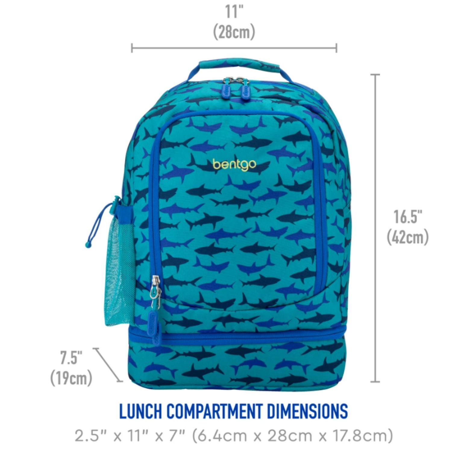 MOCHILA BENTGO KIDS 2 EN 1 - TIBURONES TAMAÑO TALLA ÚNICA - 6