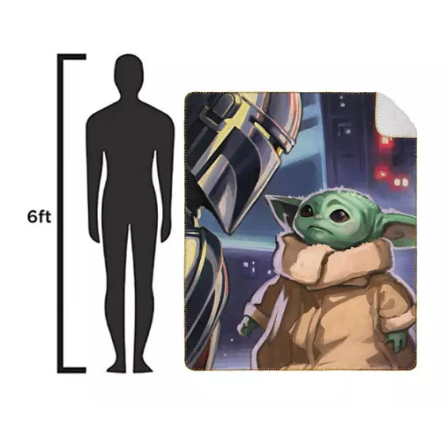 MANTA SHERPA STAR WARS THE MANDALORIAN CLOUD SHERPA 127X152 CM - 5