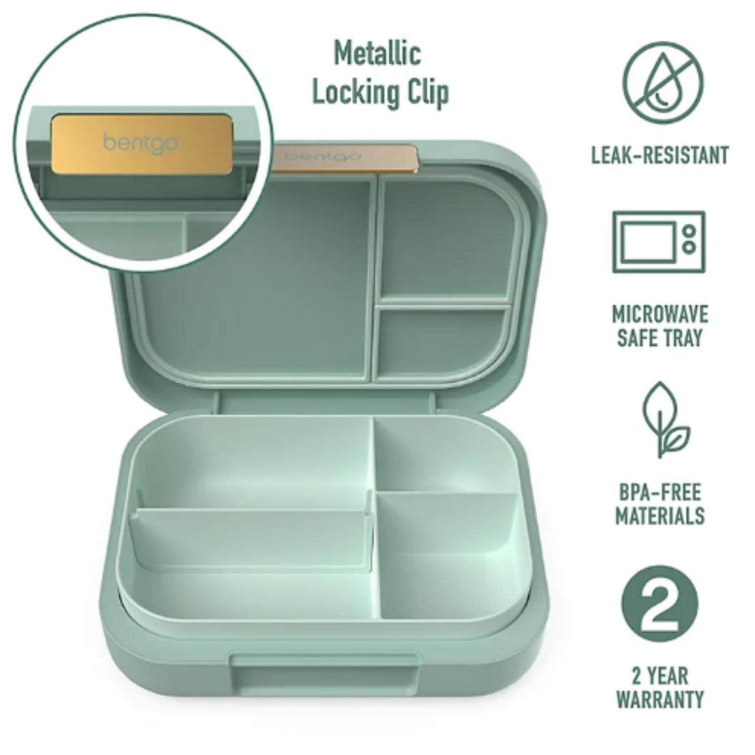 LONCHERA BENTGO MODERN LUNCH BOX ADULTOS - VERDE CLARO - 4