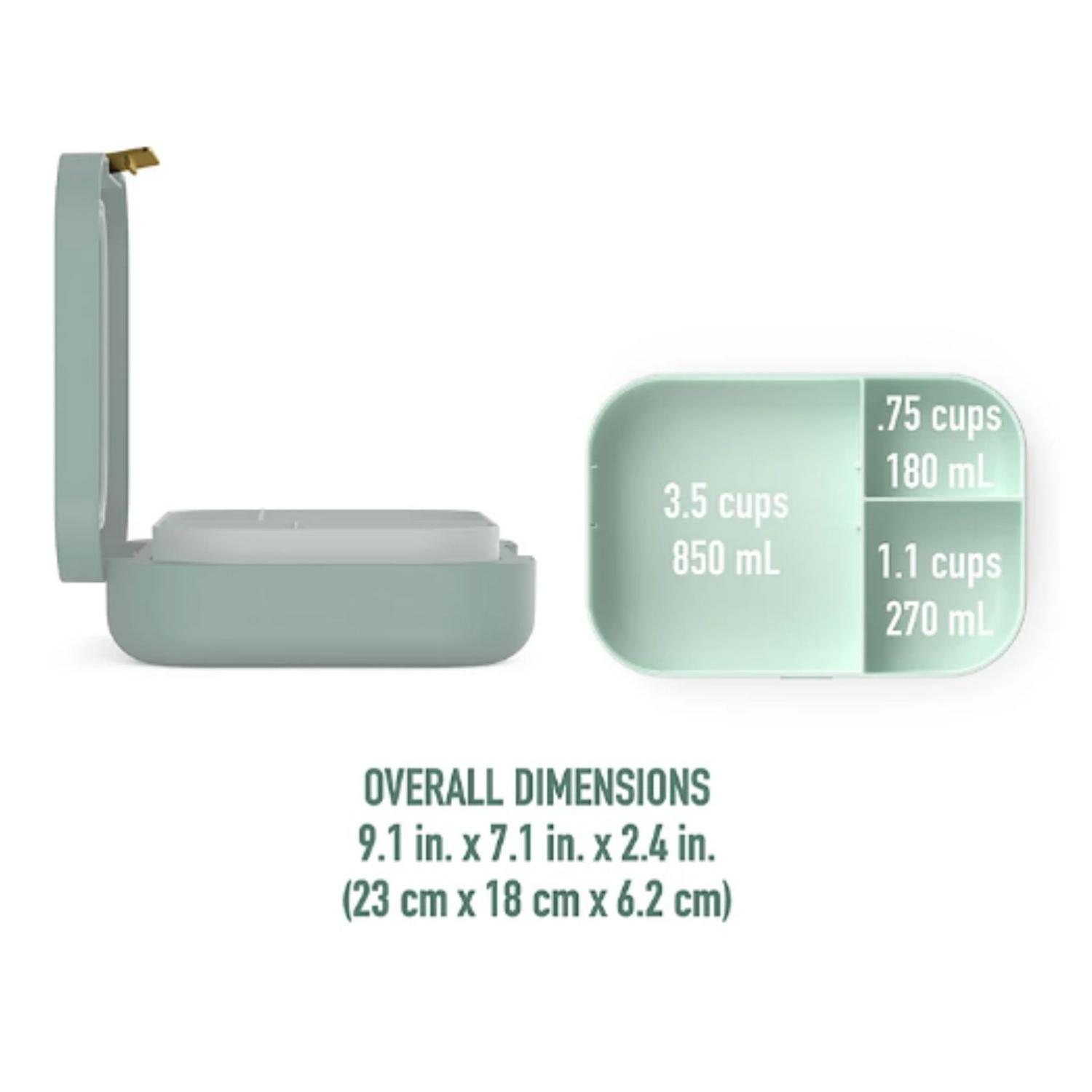LONCHERA BENTGO MODERN LUNCH BOX ADULTOS - VERDE CLARO - 5