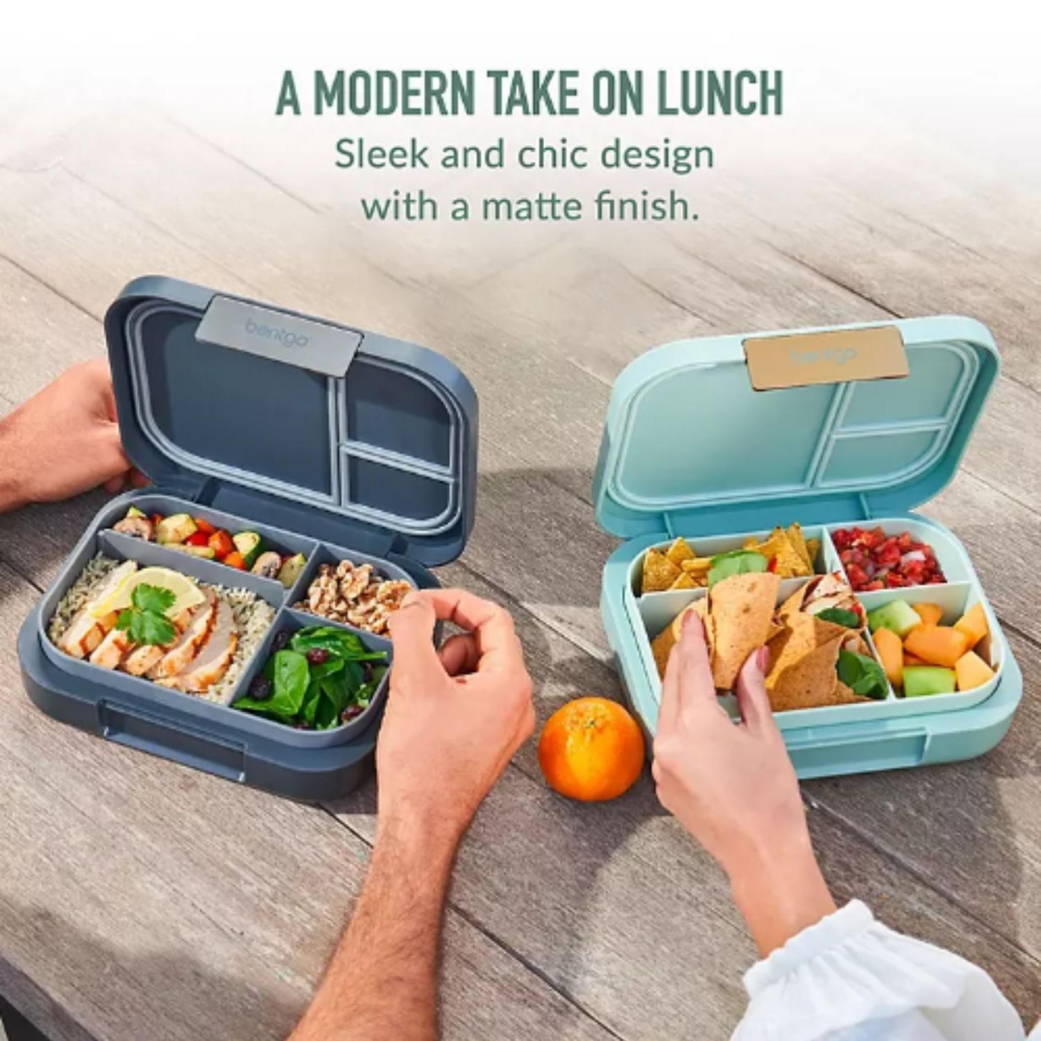 LONCHERA BENTGO MODERN LUNCH BOX ADULTOS - VERDE CLARO - 6
