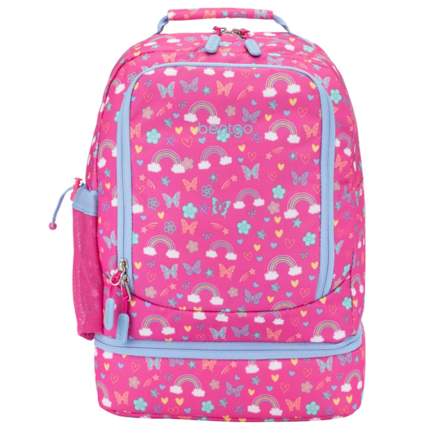 MOCHILA BENTGO KIDS 2 EN 1 - ARCOIRIS Y MARIPOSAS TAMAÑO TALLA ÚNICA - 1