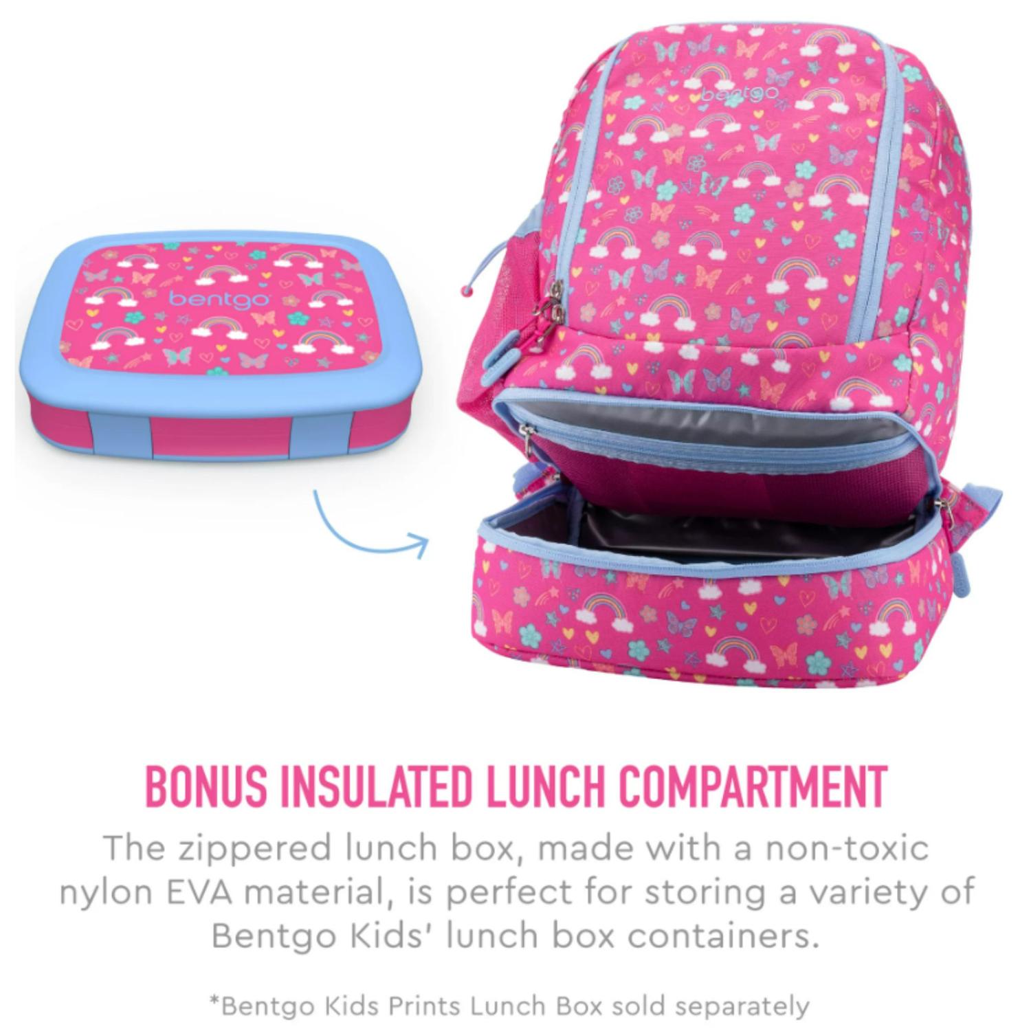 MOCHILA BENTGO KIDS 2 EN 1 - ARCOIRIS Y MARIPOSAS TAMAÑO TALLA ÚNICA - 5