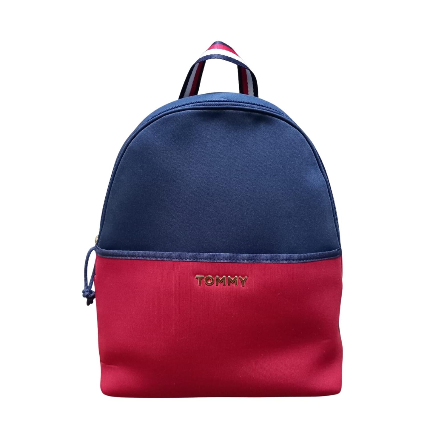 MOCHILA DE NEOPRENE TOMMY HILFIGER ROJO / AZUL TAMAÑO TALLA ÚNICA - 1