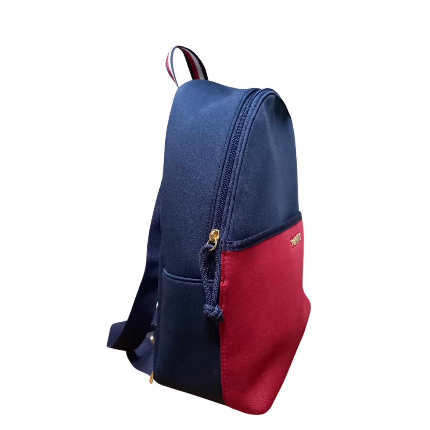 MOCHILA DE NEOPRENE TOMMY HILFIGER ROJO / AZUL TAMAÑO TALLA ÚNICA - 3