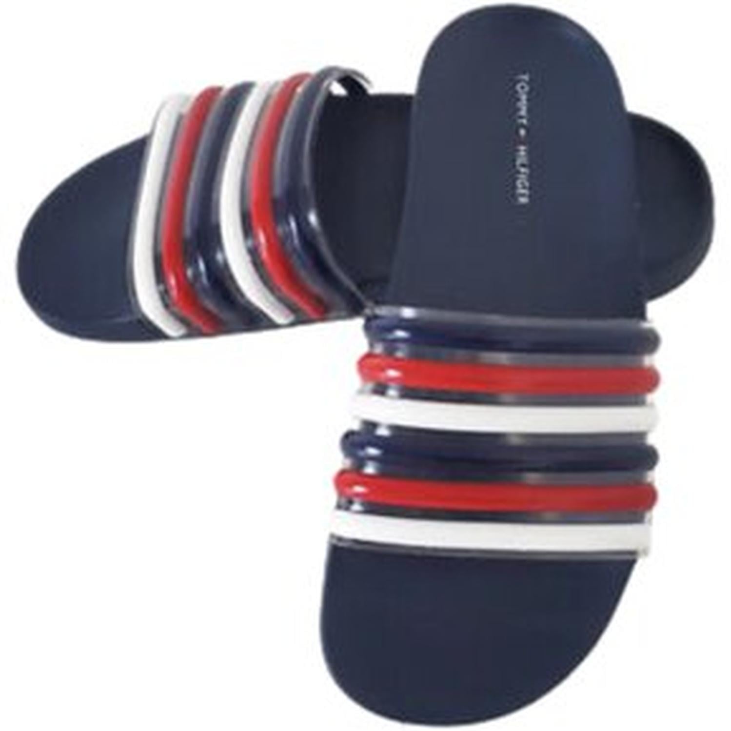 SANDALIAS UNISEX TOMMY HILFIGER DIONE SLIDE - AZUL - 1