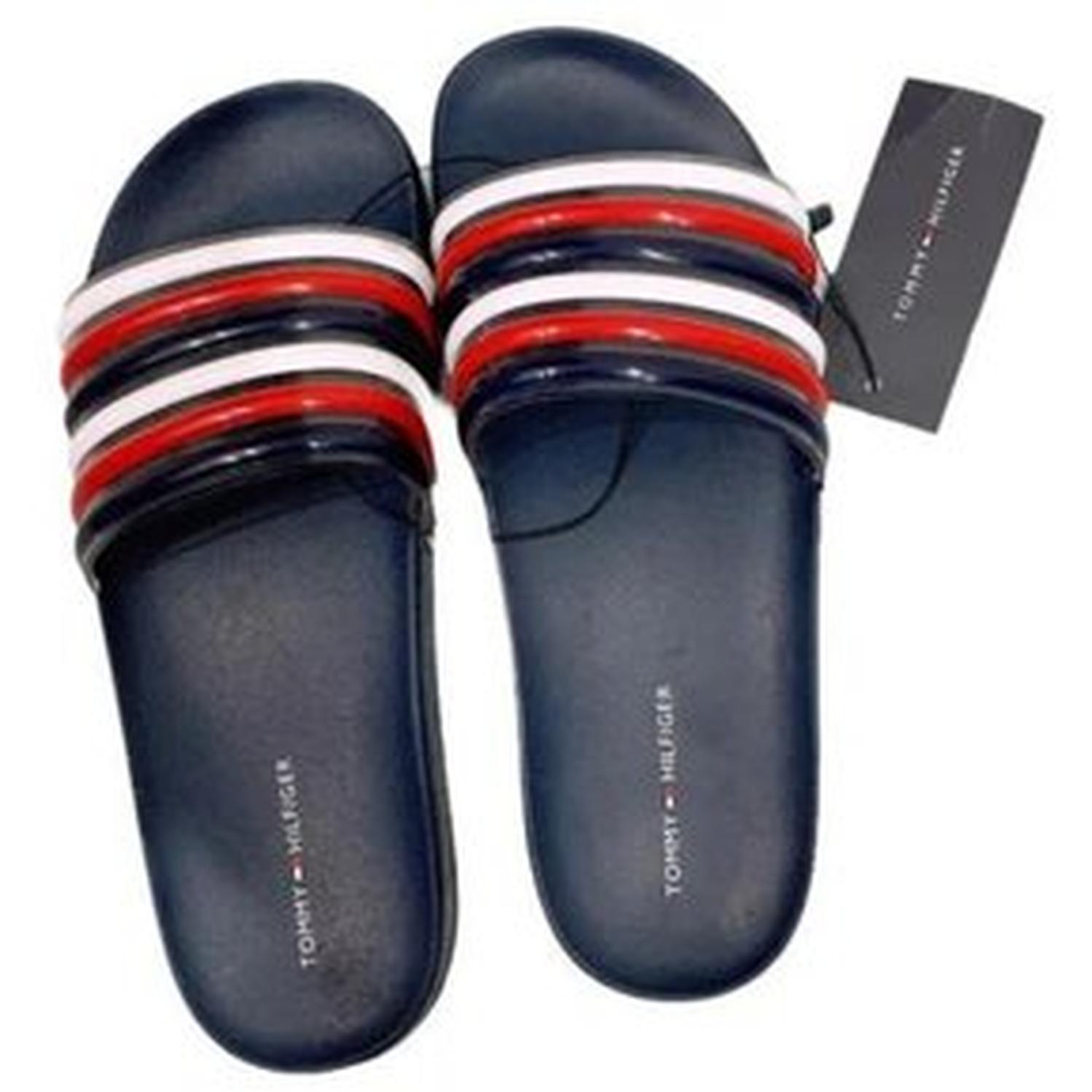 SANDALIAS UNISEX TOMMY HILFIGER DIONE SLIDE - AZUL - 4
