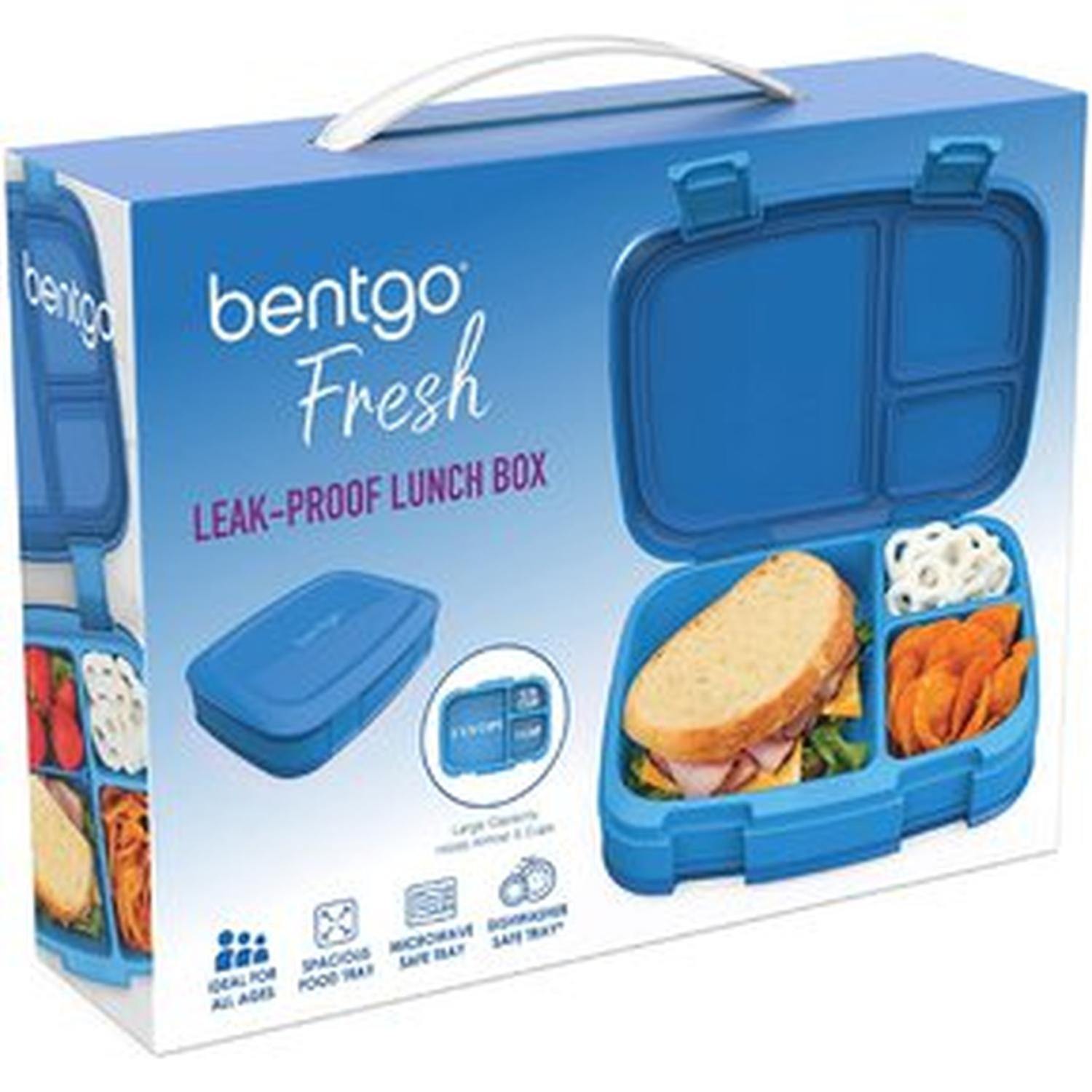 LONCHERA BENTGO FRESH LUNCH BOX ADULTOS - CELESTE TAMAÑO TALLA ÚNICA - 2