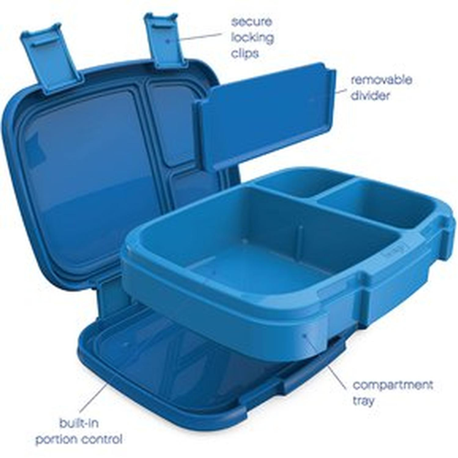 LONCHERA BENTGO FRESH LUNCH BOX ADULTOS - CELESTE TAMAÑO TALLA ÚNICA - 4
