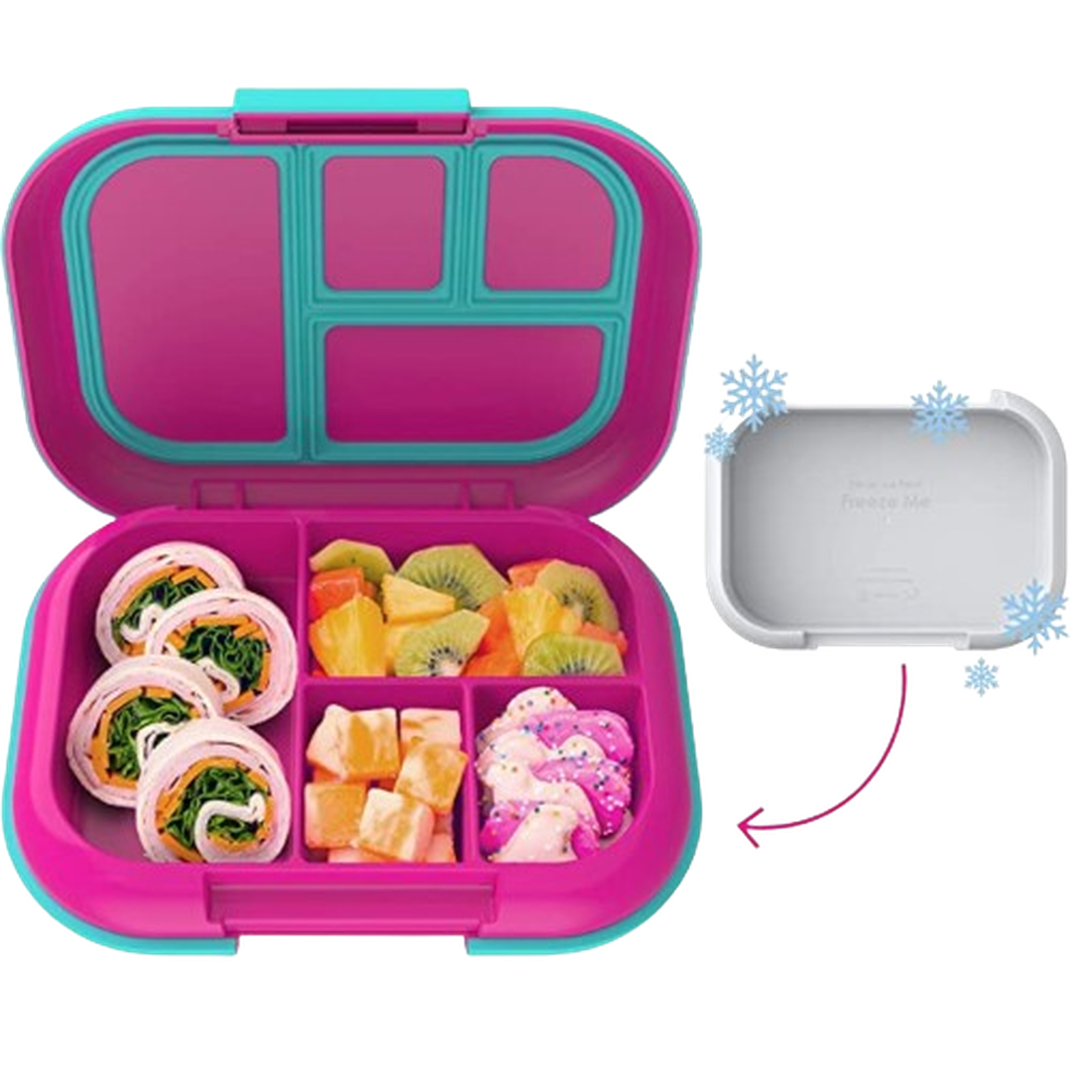 LONCHERA BENTGO KIDS CHILL - FUCSIA TAMAÑO TALLA ÚNICA - 2