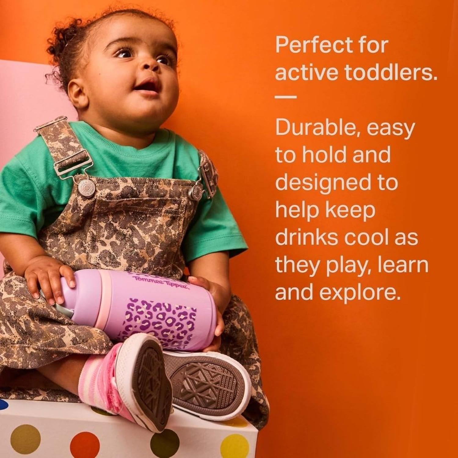 PACKX2 VASOS PARA NIÑOS TOMMEE TIPPEE ACTIVE STRAW 9 OZ C/U - 3