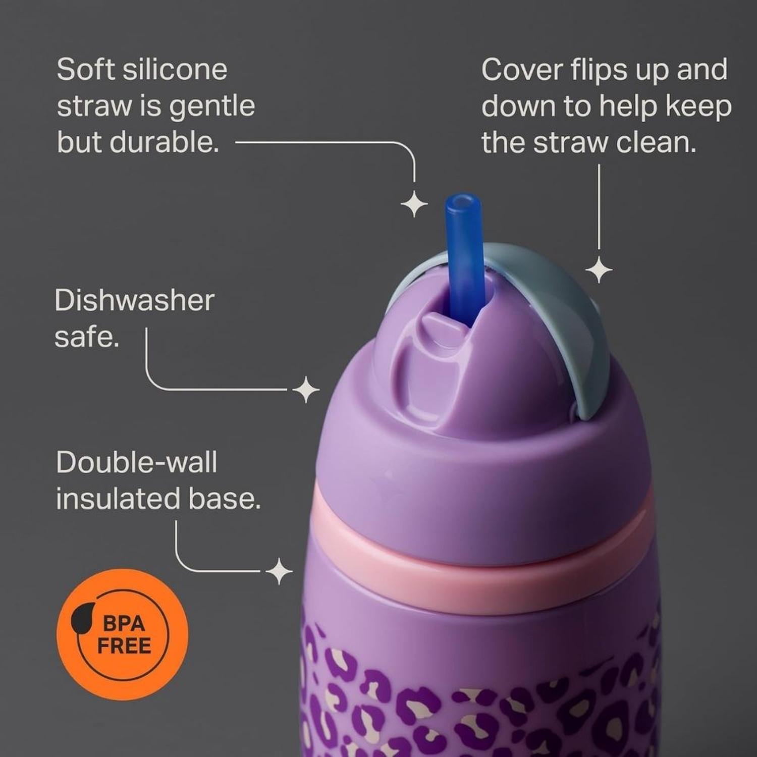 PACKX2 VASOS PARA NIÑOS TOMMEE TIPPEE ACTIVE STRAW 9 OZ C/U - 7