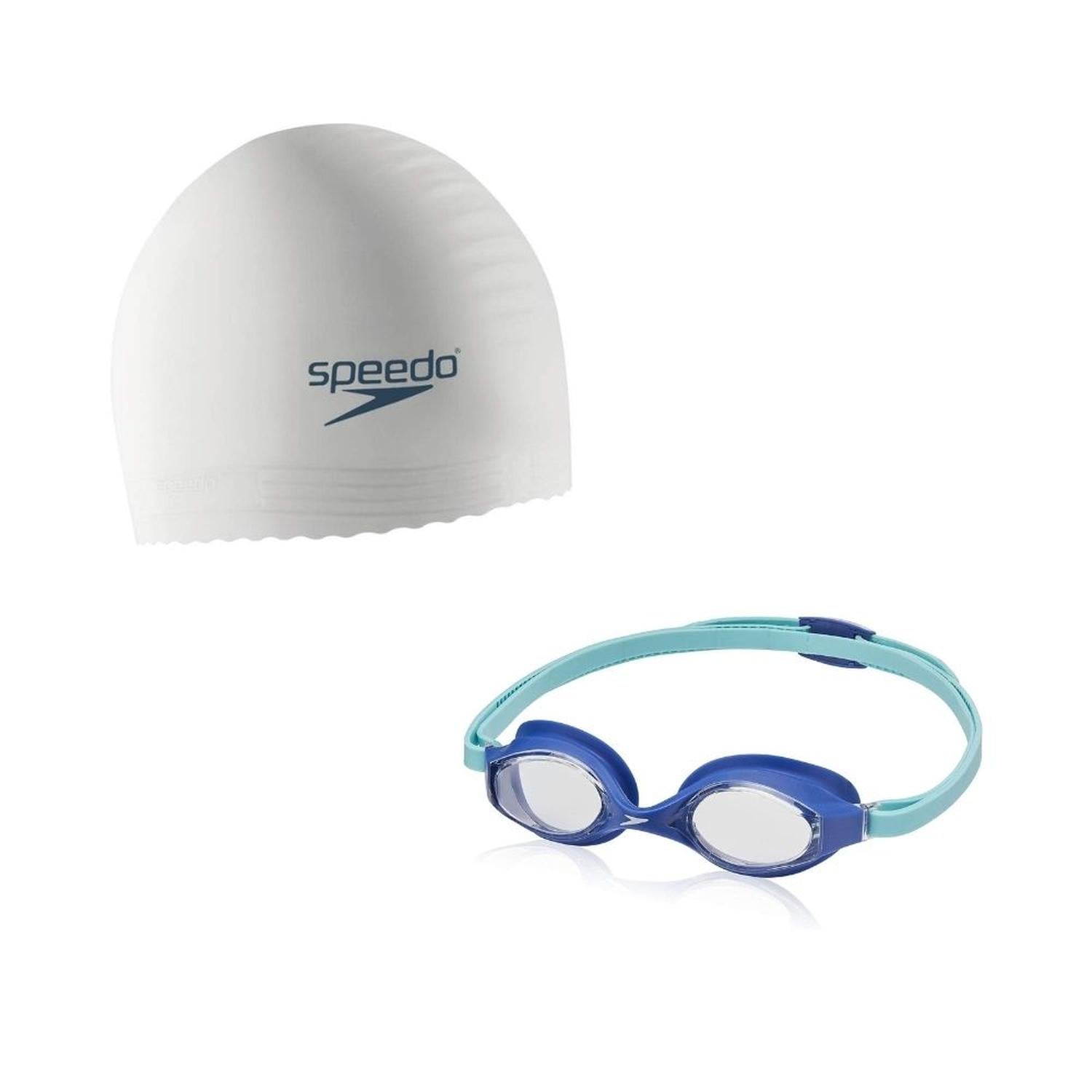 SET NATACION SPEEDO GORRO Y LENTES PARA NIÑOS DE 3 A 8 AÑOS - 1