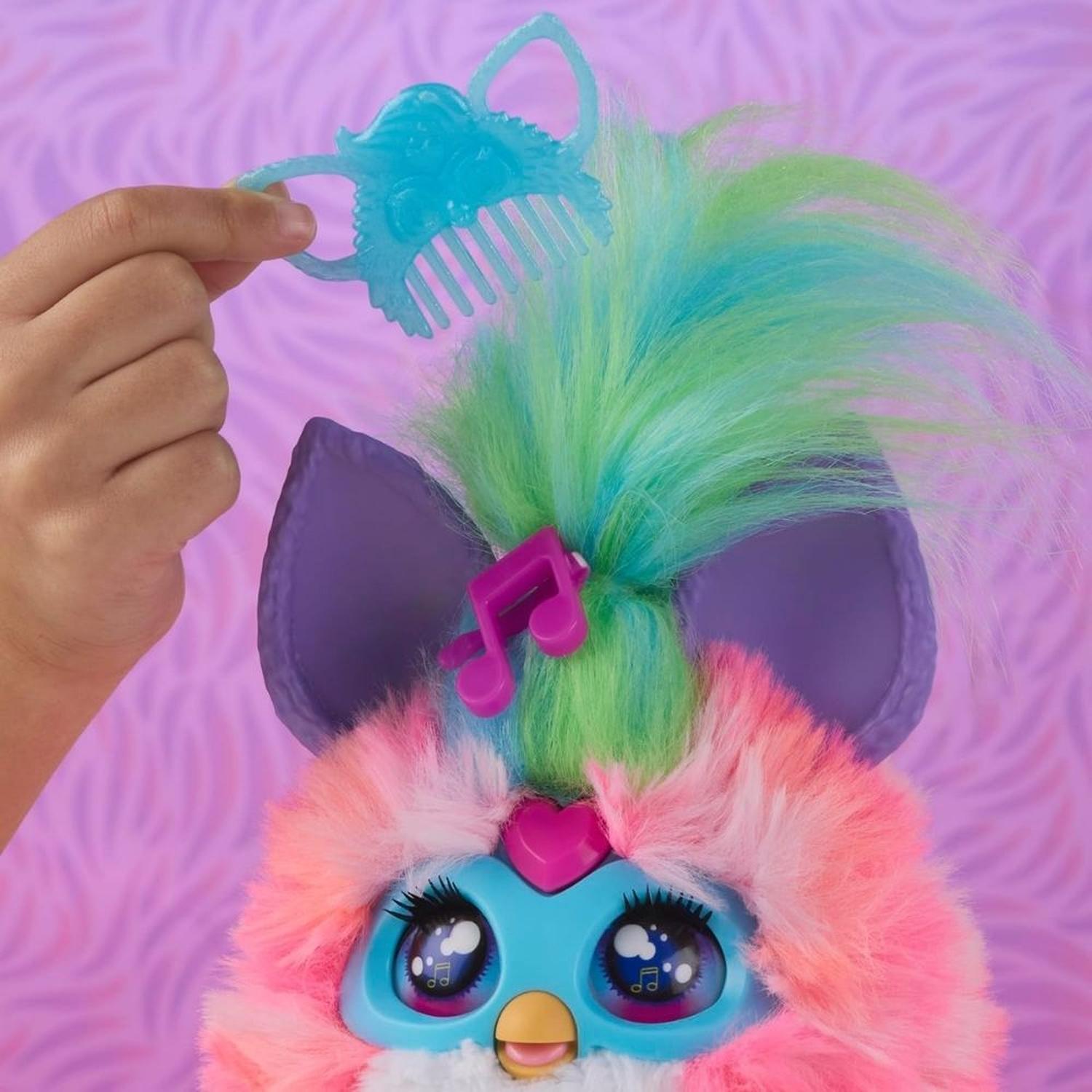 JUGUETE ELECTRÓNICO INTERACTIVO FURBY VIBES ROSE BERRY - VERSION INGLES - 7