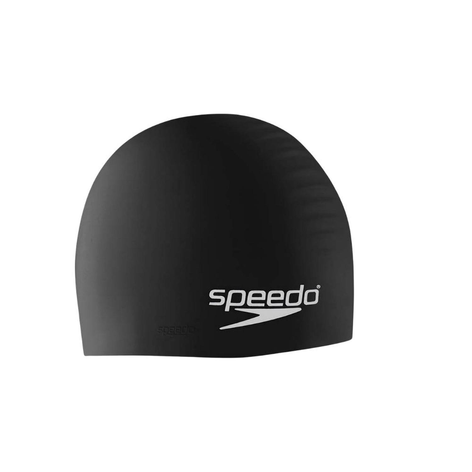 GORRO DE NATACIÓN UNISEX SPEEDO DE SILICONA PARA ADOLESCENTES - NEGRO - 1
