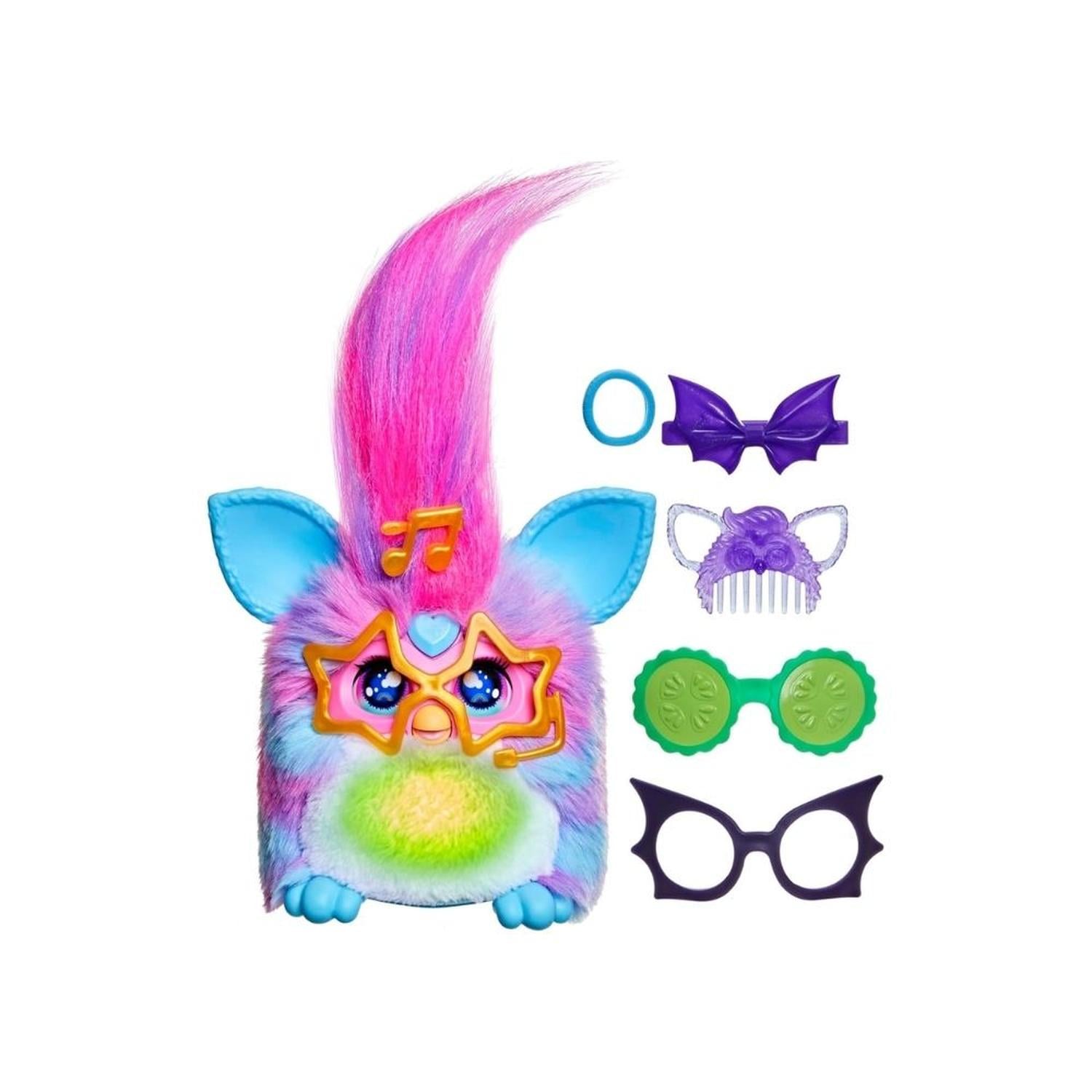 JUGUETE ELECTRÓNICO INTERACTIVO FURBY VIBES BLUE RAZZ - VERSION INGLES - 1