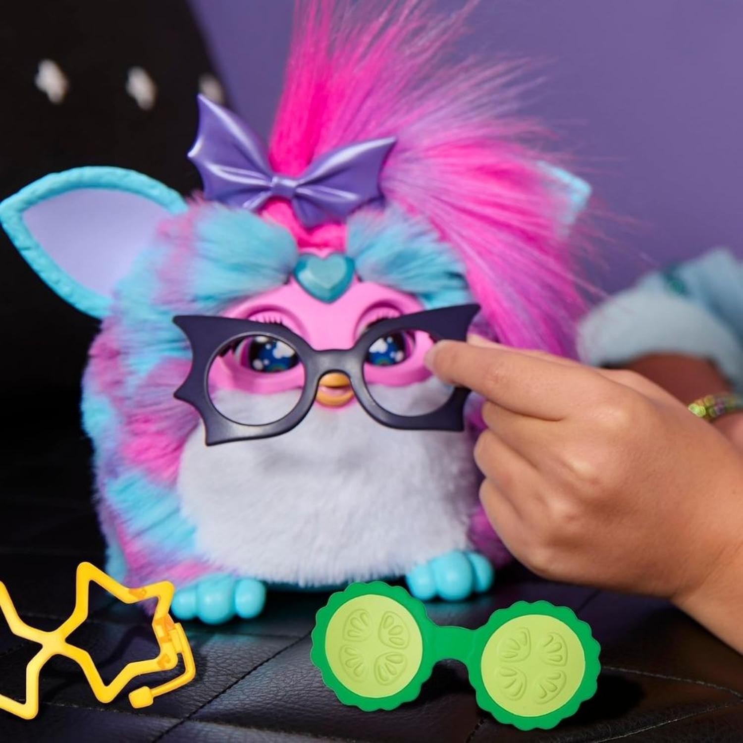 JUGUETE ELECTRÓNICO INTERACTIVO FURBY VIBES BLUE RAZZ - VERSION INGLES - 2