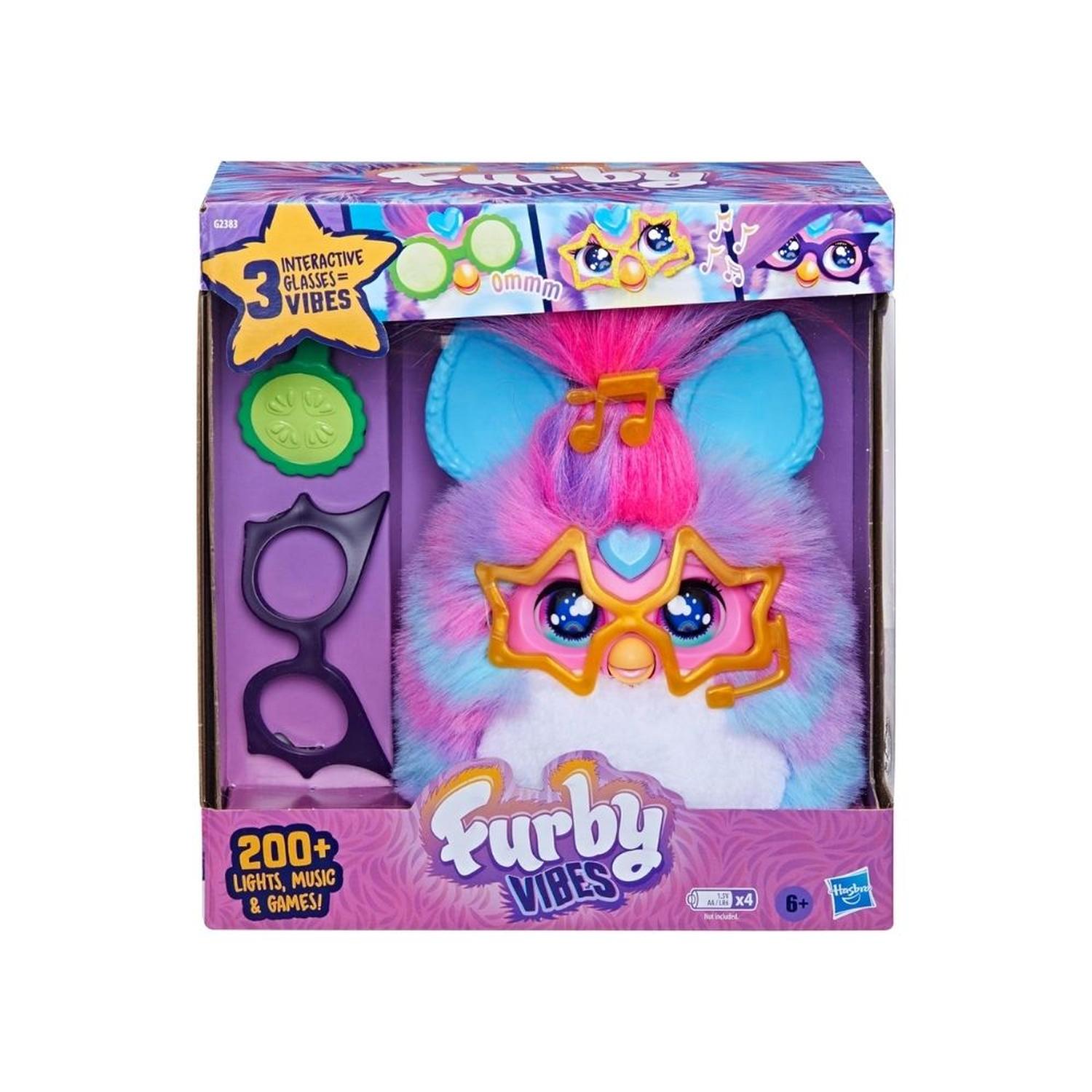 JUGUETE ELECTRÓNICO INTERACTIVO FURBY VIBES BLUE RAZZ - VERSION INGLES - 3