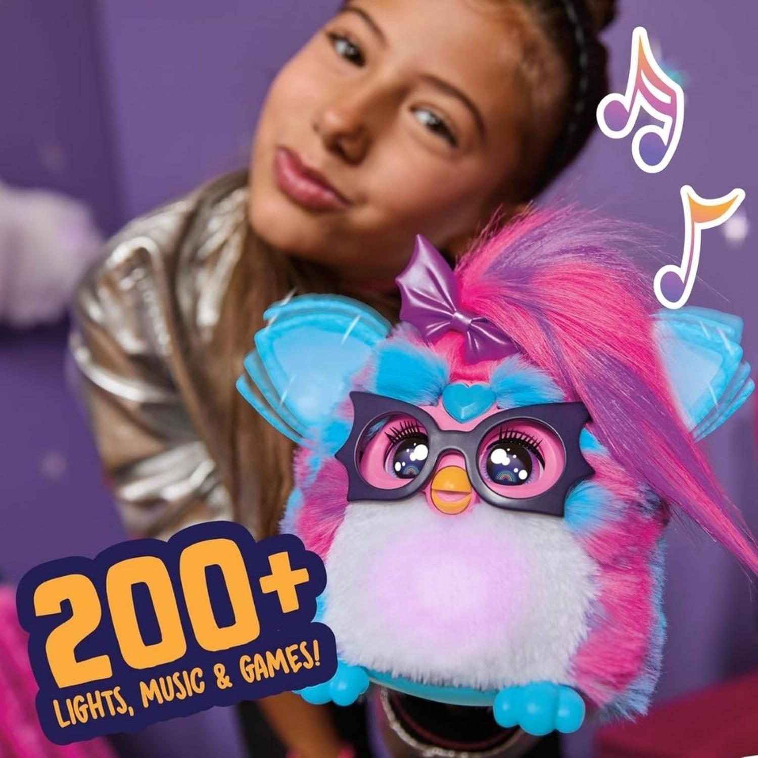 JUGUETE ELECTRÓNICO INTERACTIVO FURBY VIBES BLUE RAZZ - VERSION INGLES - 4