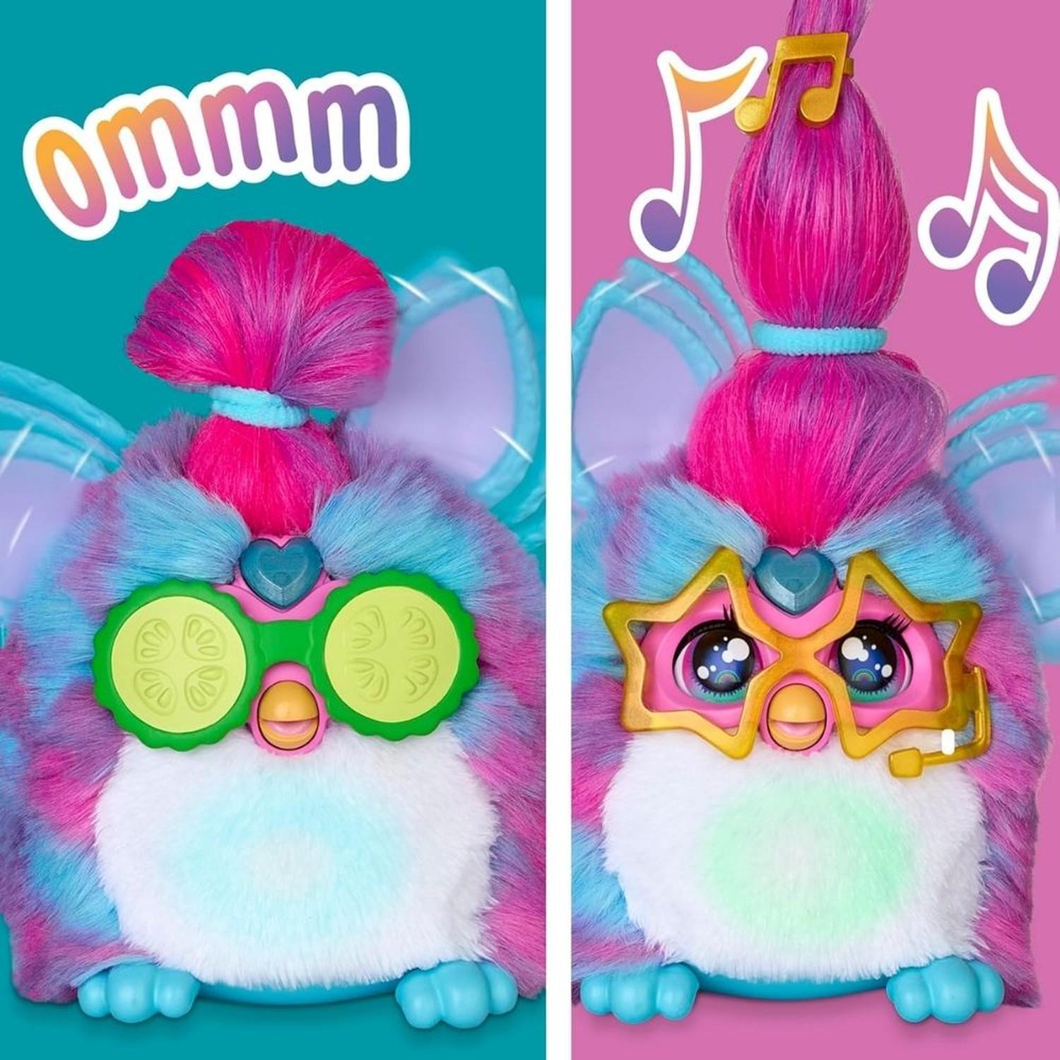 JUGUETE ELECTRÓNICO INTERACTIVO FURBY VIBES BLUE RAZZ - VERSION INGLES - 5