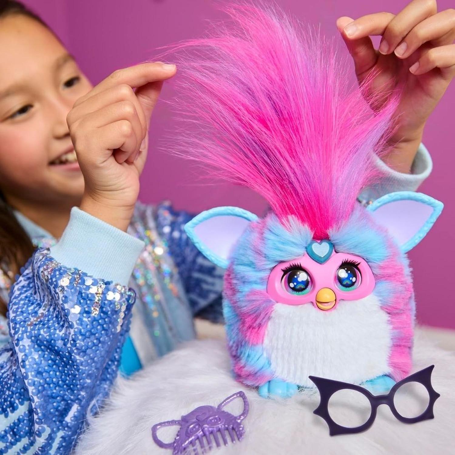 JUGUETE ELECTRÓNICO INTERACTIVO FURBY VIBES BLUE RAZZ - VERSION INGLES - 6