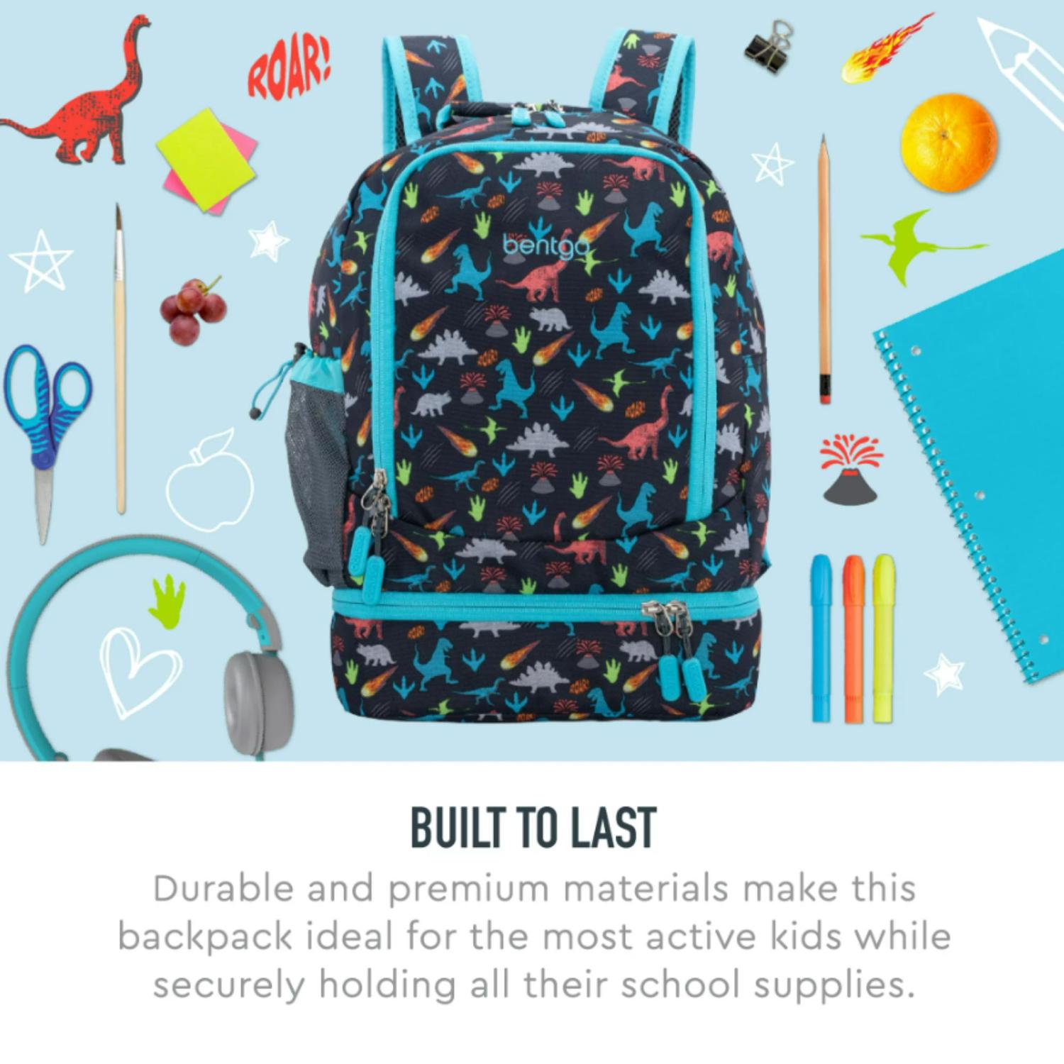 MOCHILA BENTGO KIDS 2 EN 1 - DINOSAURIOS TAMAÑO TALLA ÚNICA - 3