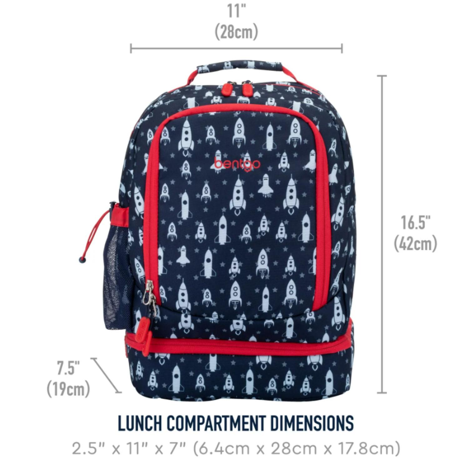 MOCHILA BENTGO KIDS 2 EN 1 - COHETES TAMAÑO TALLA ÚNICA - 3