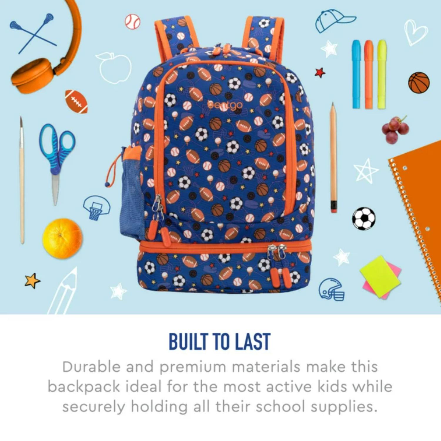 MOCHILA BENTGO KIDS 2 EN 1 - BALONES TAMAÑO TALLA ÚNICA - 2