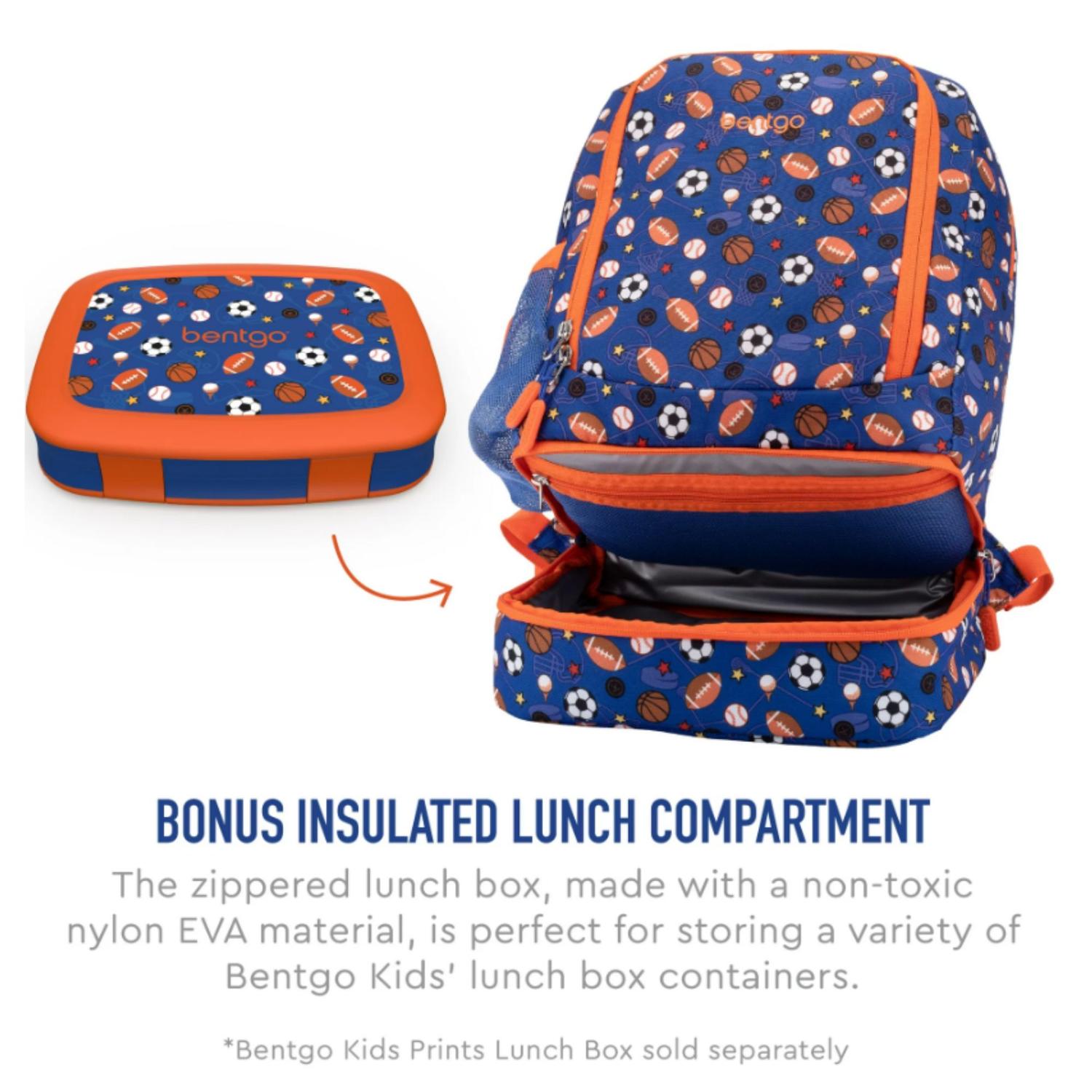 MOCHILA BENTGO KIDS 2 EN 1 - BALONES TAMAÑO TALLA ÚNICA - 3