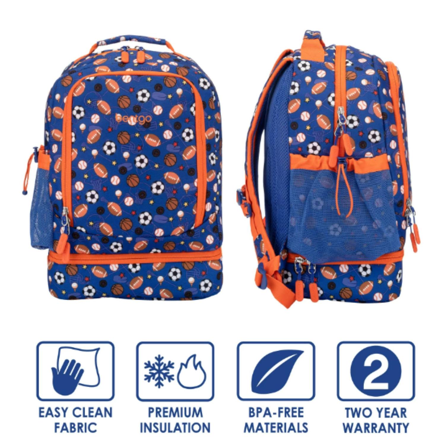 MOCHILA BENTGO KIDS 2 EN 1 - BALONES TAMAÑO TALLA ÚNICA - 4