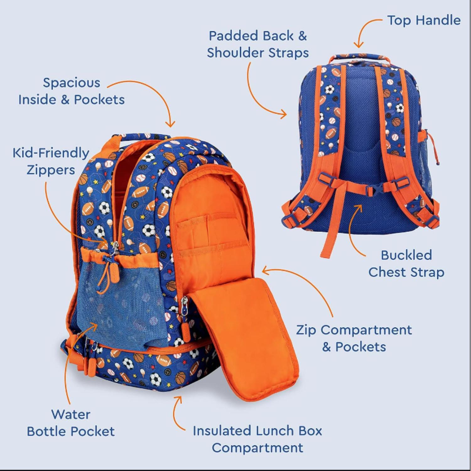 MOCHILA BENTGO KIDS 2 EN 1 - BALONES TAMAÑO TALLA ÚNICA - 6