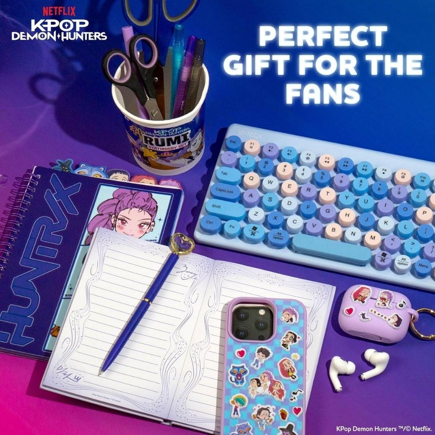 SET DIARIO STICKERS Y LAPICERO KPOP DEMON HUNTERS JOURNAL SET - 5