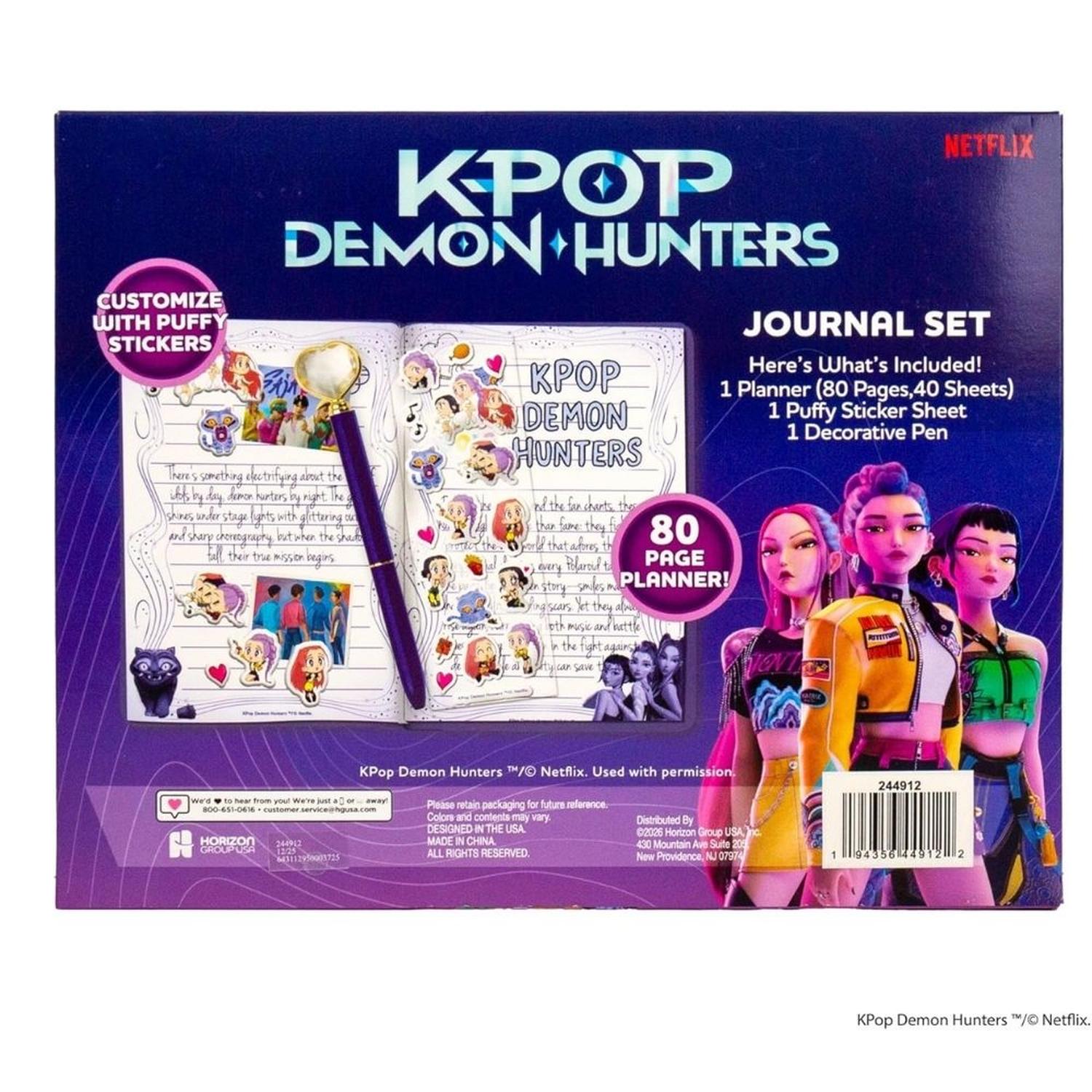 SET DIARIO STICKERS Y LAPICERO KPOP DEMON HUNTERS JOURNAL SET - 8