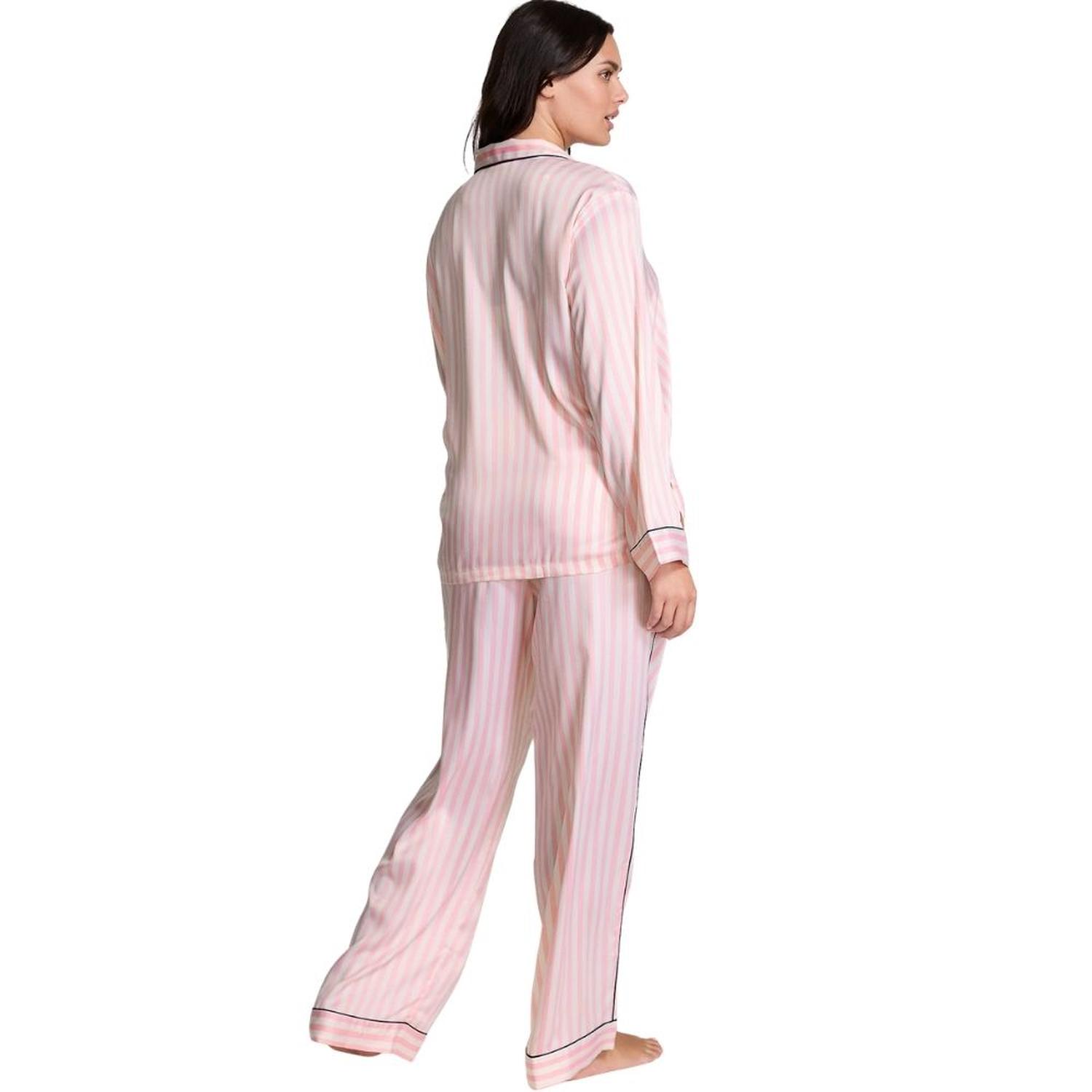 PIJAMA LARGA DE SATEN VICTORIAS SECRET INSIGNIA - 2