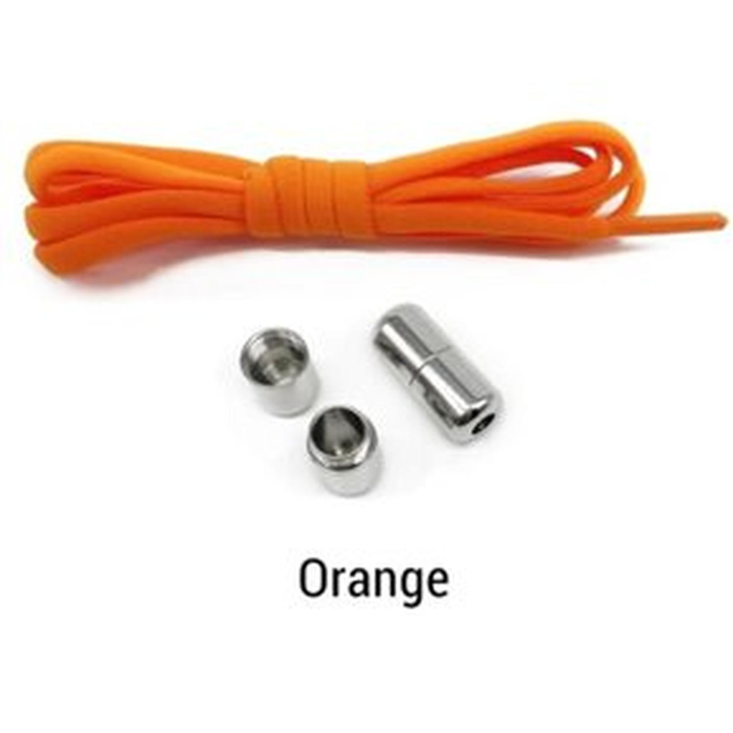 PACKX2 CORDONES O PASADORES ELASTICOS COLOR NARANJA - 2