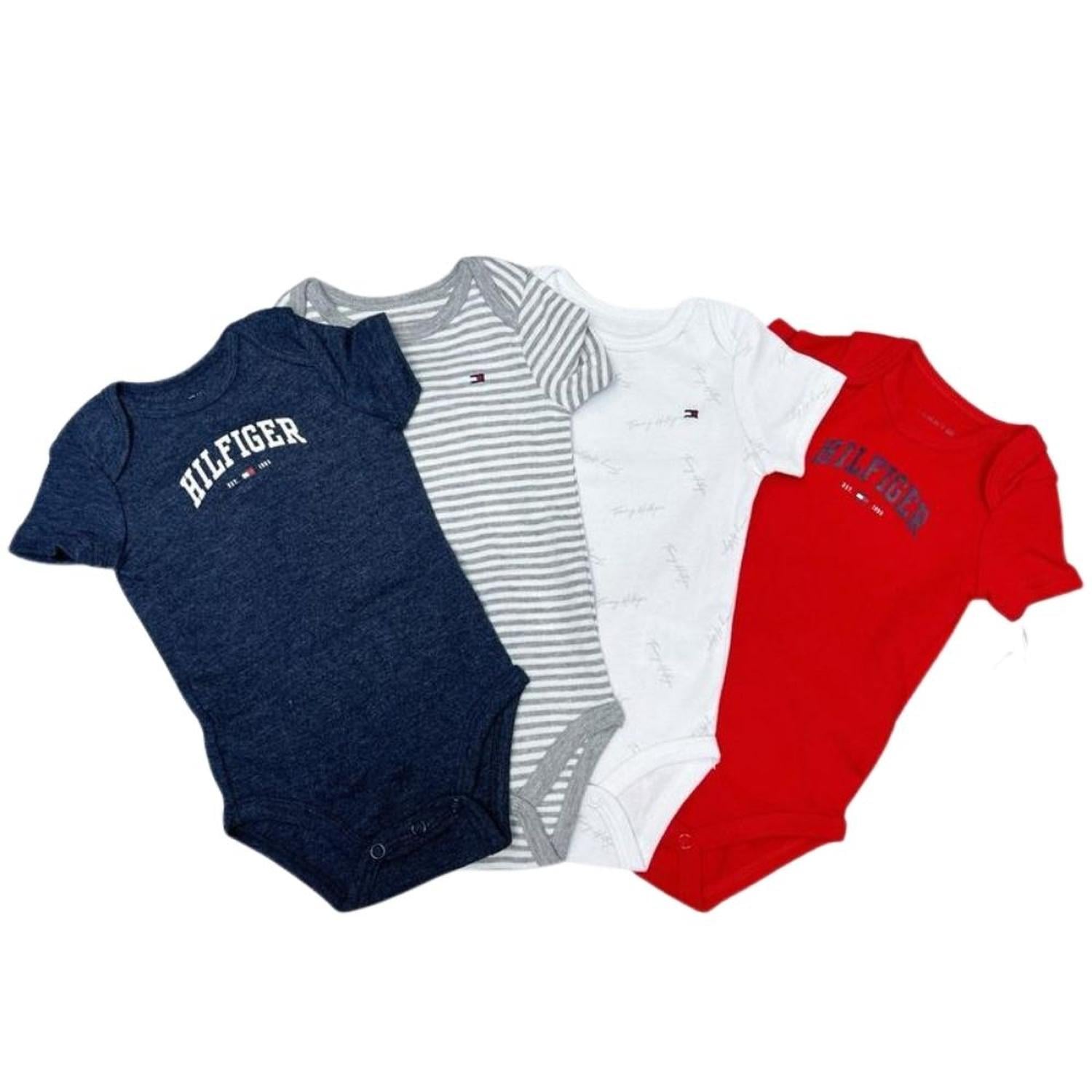 PACKX4 BODYSUITS PARA BEBES TOMMY HILFIGER - 1