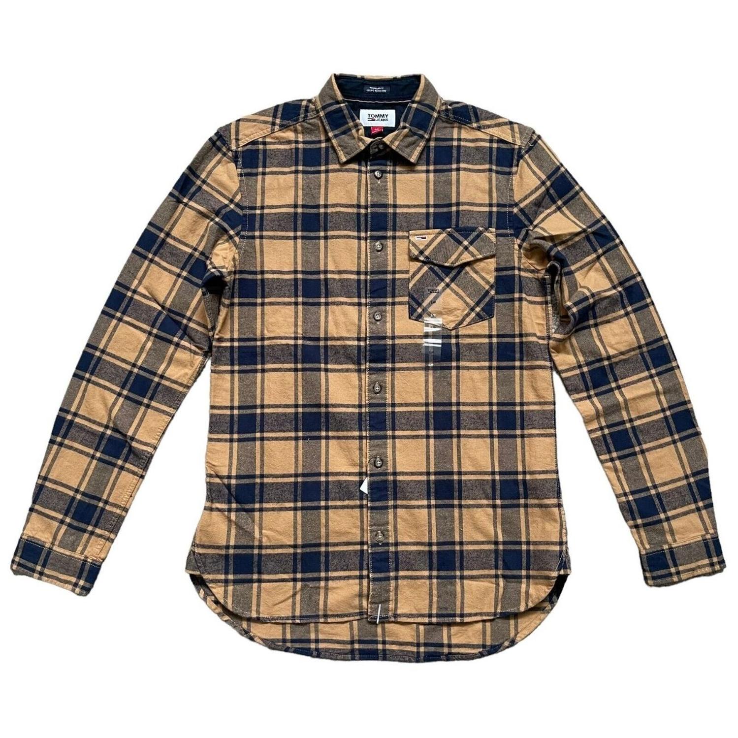 CAMISA MANGA LARGA TOMMY HILFIGER PARA HOMBRES - CUADROS - 1