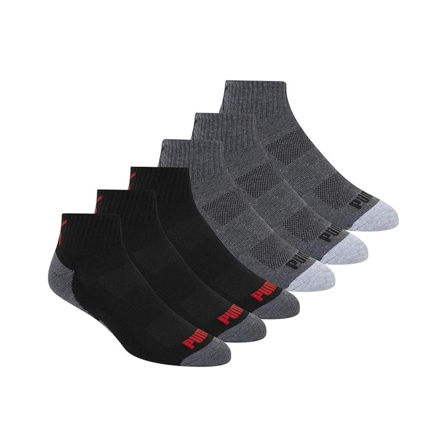 PACKX6 MEDIAS HOMBRE PUMA QUARTER CREW - 1