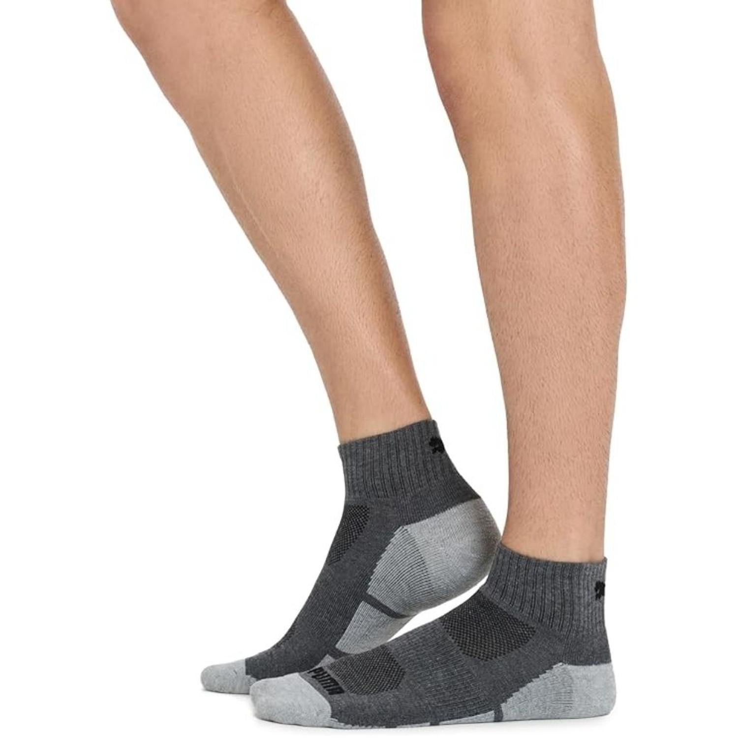 PACKX6 MEDIAS HOMBRE PUMA QUARTER CREW - 5