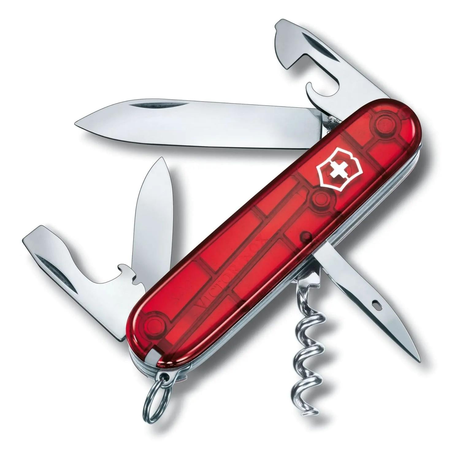 NAVAJA VICTORINOX SPARTAN - ROJO TRANSPARENTE TAMAÑO TALLA ÚNICA - 1
