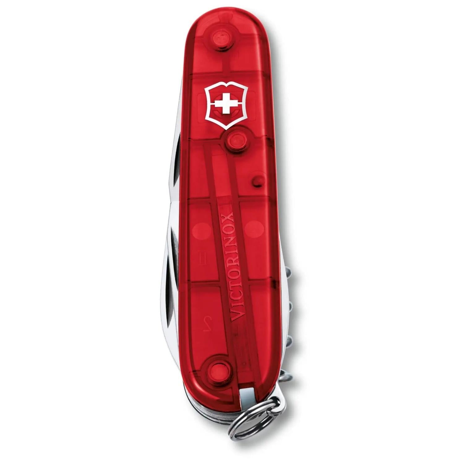 NAVAJA VICTORINOX SPARTAN - ROJO TRANSPARENTE TAMAÑO TALLA ÚNICA - 4